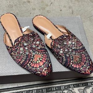 Fun jeweled mules